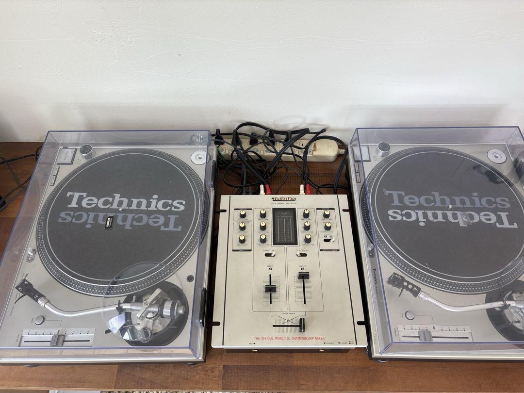 technics mk5 ターンテーブル2台　BEHRINGERミキサーセット Technics SL-1200 MK5 ターンテーブル 2台とミキサー