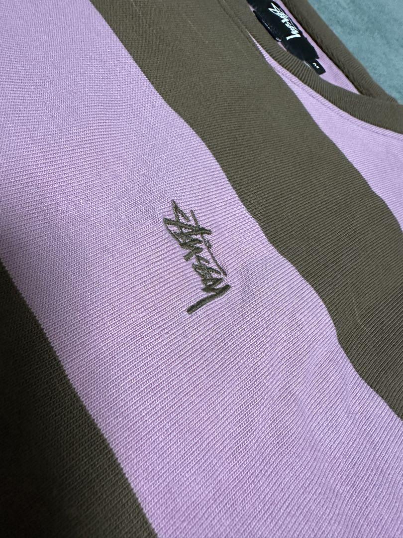 【希少！早い者勝ち】Stussy ストライプトレーナー M