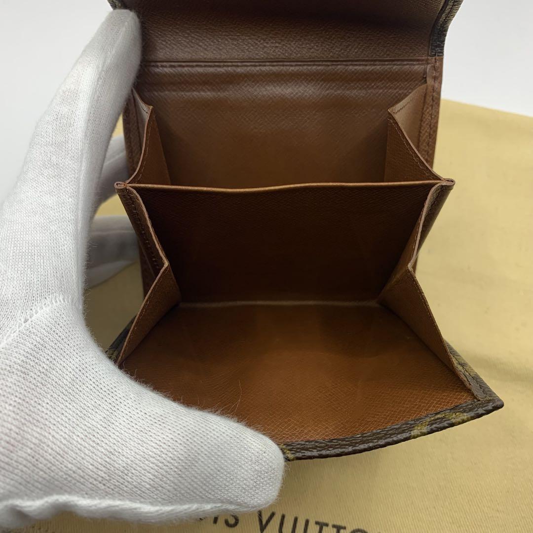 ルイヴィトン モノグラム 折り財布 三つ折財布 ポルトモネビエ カルトクレディ