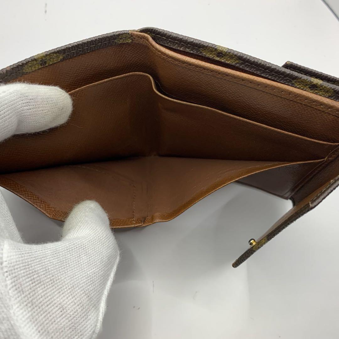 ルイヴィトン モノグラム 折り財布 三つ折財布 ポルトモネビエ カルトクレディ