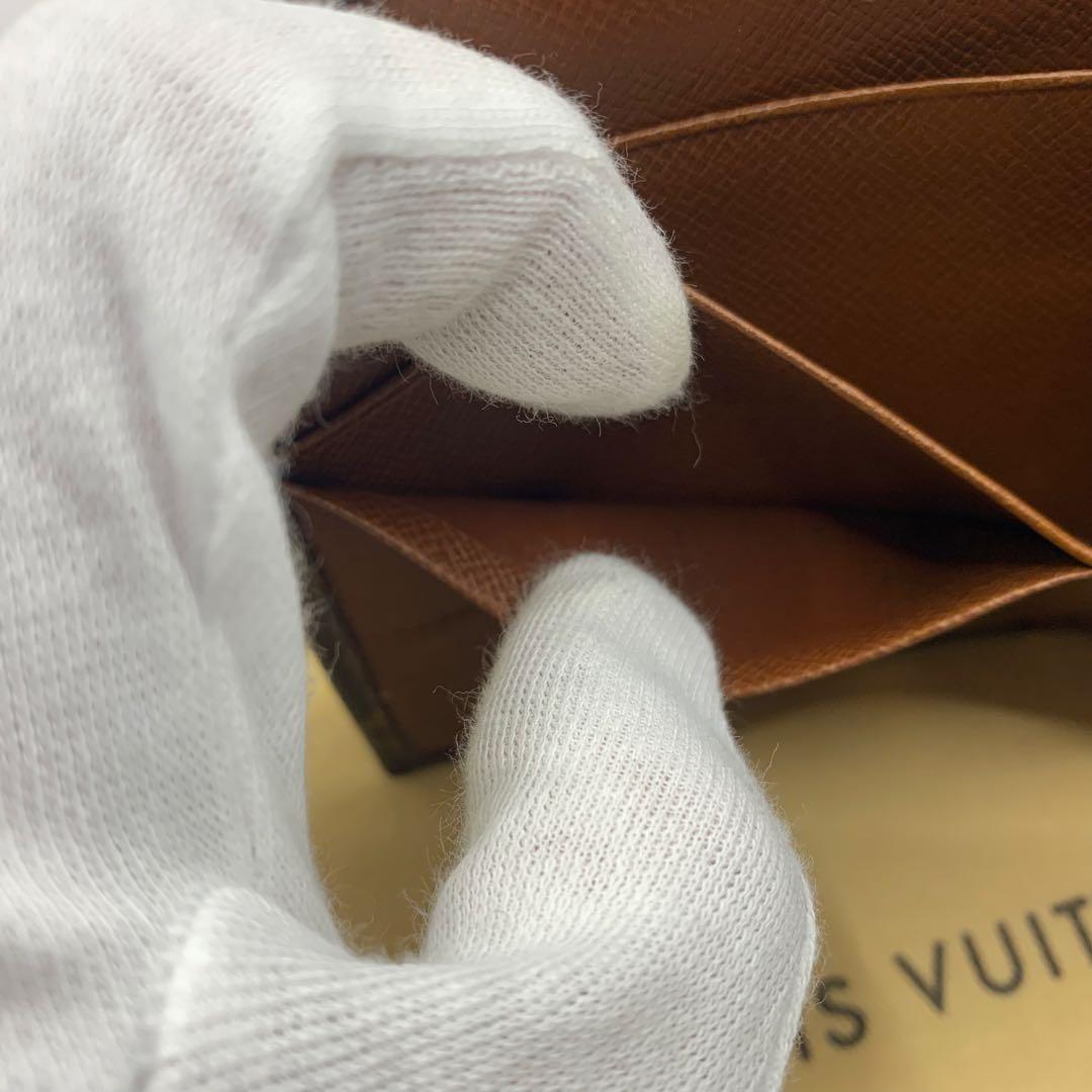 ルイヴィトン モノグラム 折り財布 三つ折財布 ポルトモネビエ カルトクレディ