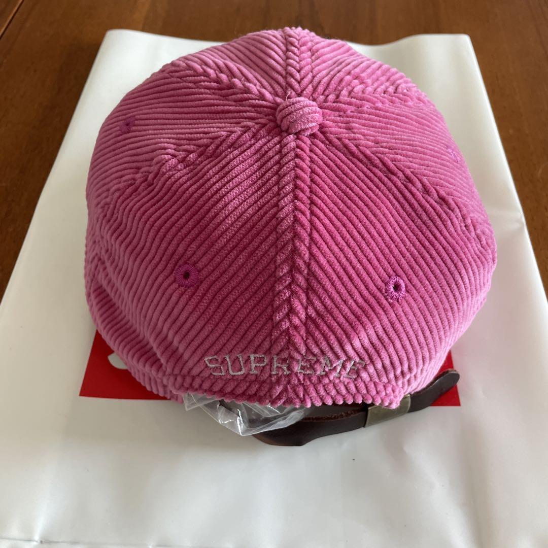 Supreme コーデュロイ ベースボールキャップ ピンク