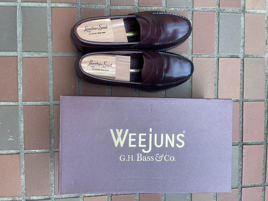 8.5 G.H. Bass & Co. Weejuns バーガンディローファー