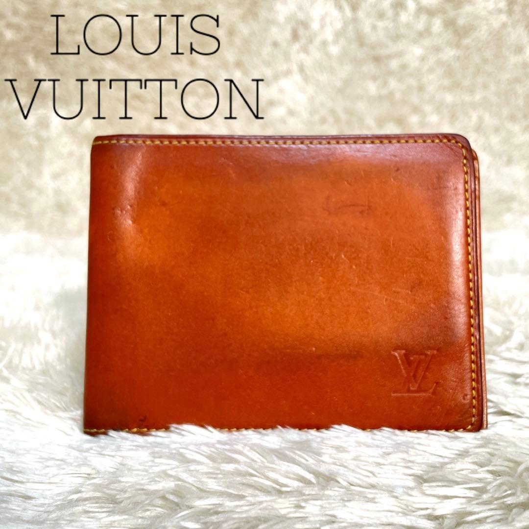 LOUIS VUITTON ルイヴィトン ミュルティプル 二つ折り財布 レザー