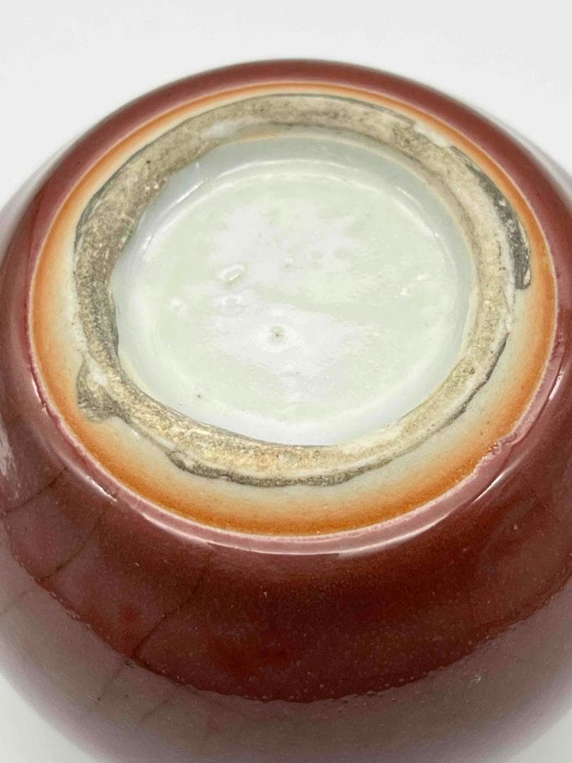 時代　紅釉小壺　辰砂釉 時代 紅釉小壺 辰砂釉 Yahoo!オークション -「辰砂釉花瓶」の