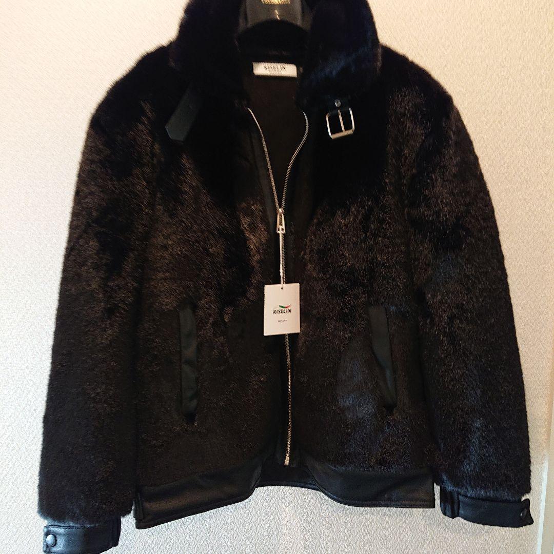 RISILIN 黒ミンクファーコート 定価¥110,000円 新品未使用