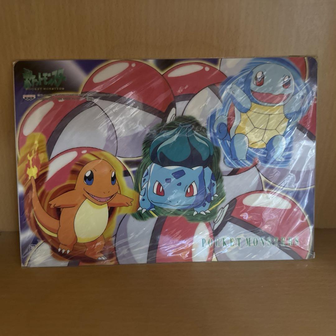 【SALE／55%OFF】 バンプレスト フシギダネ ヒトカゲ 御三家 ポケモン下敷き ノート・メモ帳