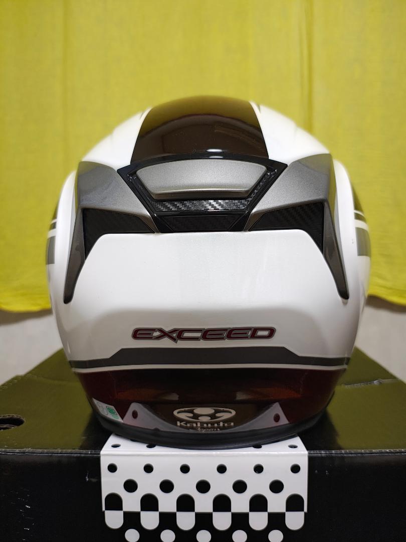 Kabuto Exceed 【DEUCEパールホワイト】Mサイズ　エクシード