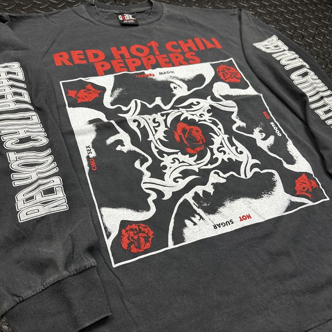 RED HOT CHILI Blood Sugar Blackレッチリ長袖シャツ