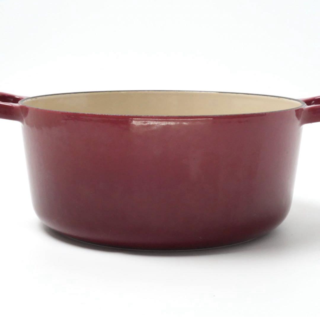 LE CREUSET　ココット ロンド バーガンディ　22cm