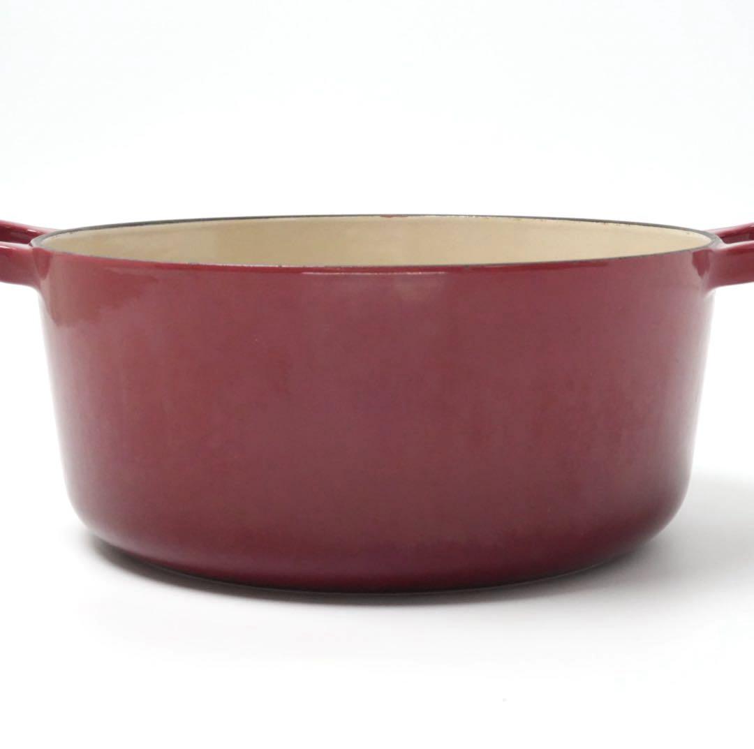 LE CREUSET　ココット ロンド バーガンディ　22cm