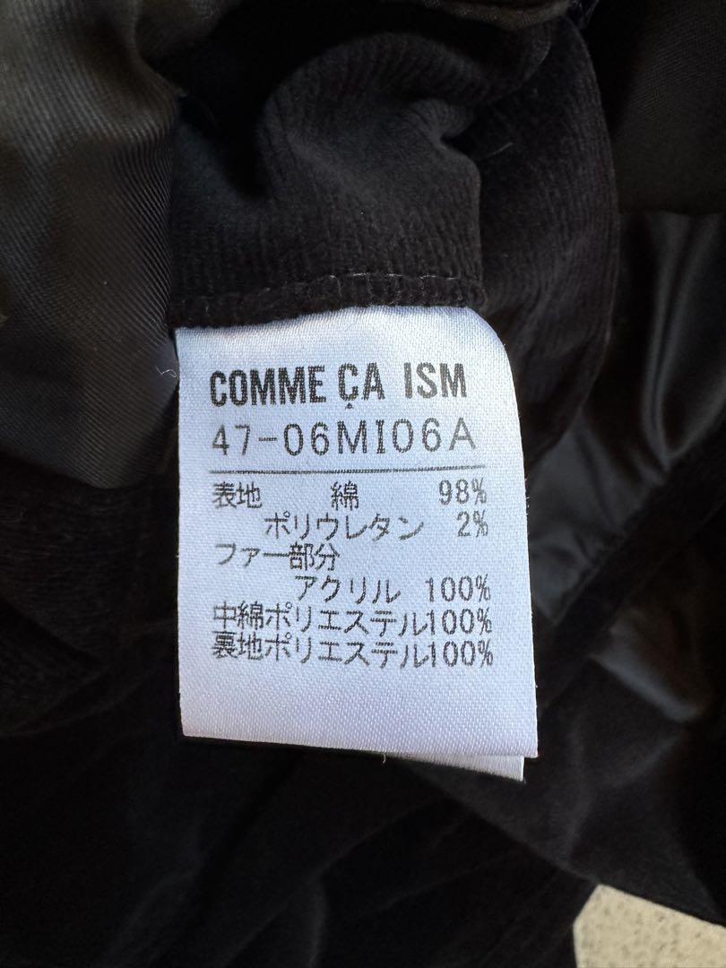 ジャケット・アウター fur hooded corduroy jacket