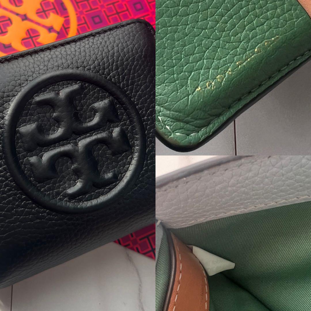 10 美品 TORYBURCH トリーバーチ 2つ折り財布