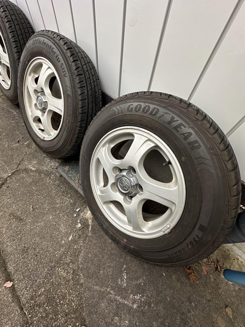 パジェロミニ　純正ホイール　夏タイヤ　175/80R15