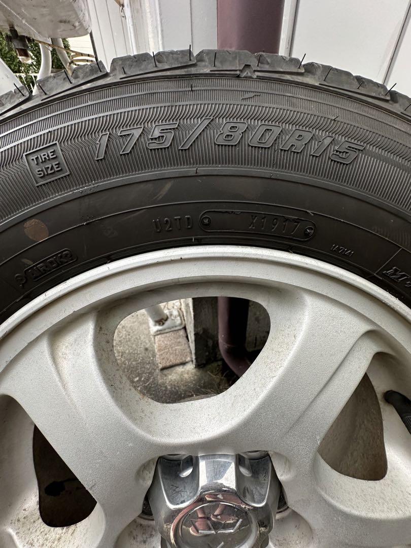 パジェロミニ　純正ホイール　夏タイヤ　175/80R15