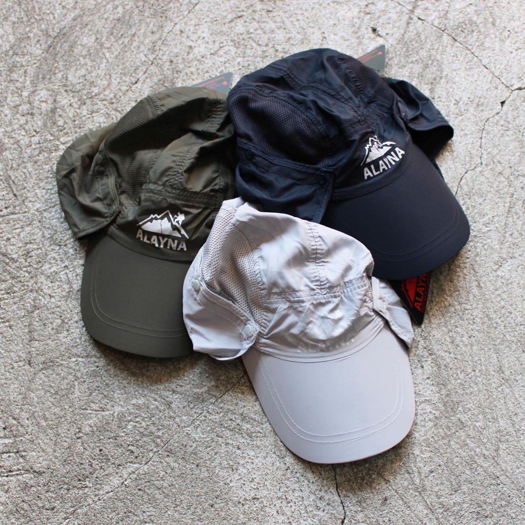 ALAYNA Fishing Cap navy キャップ フルフェイスカバー