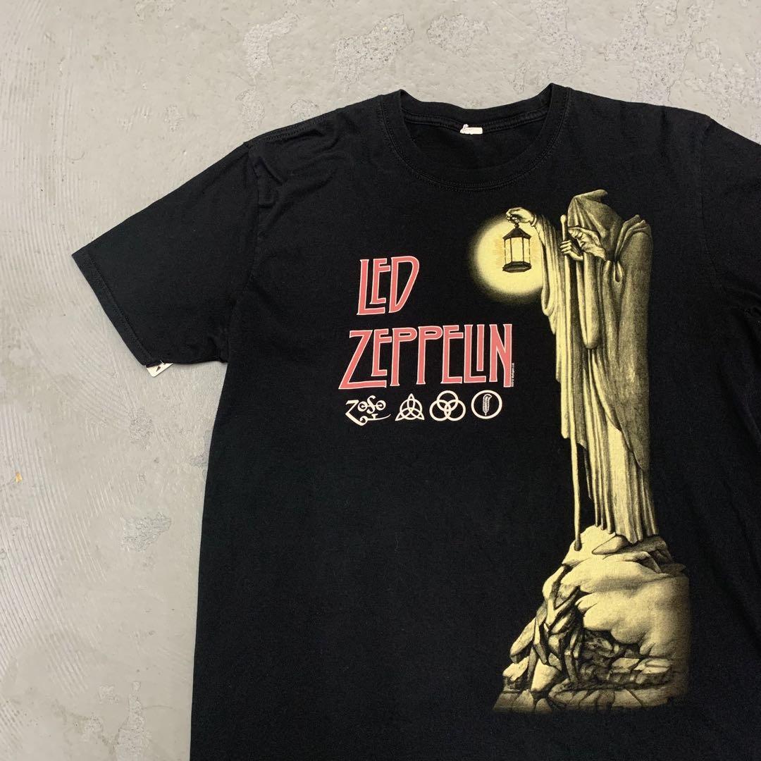 入荷now 安全 ツェッペリン レッド ZEPPELIN RED 4WD77 レア 半袖 バンドT トップス