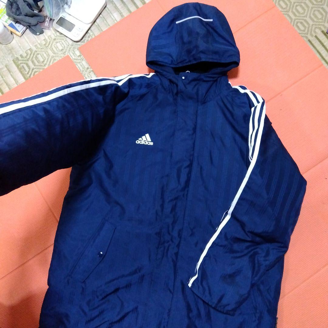 2回使用　adidas アディダス ベンチコート　ロングコート　中綿ダウンコート