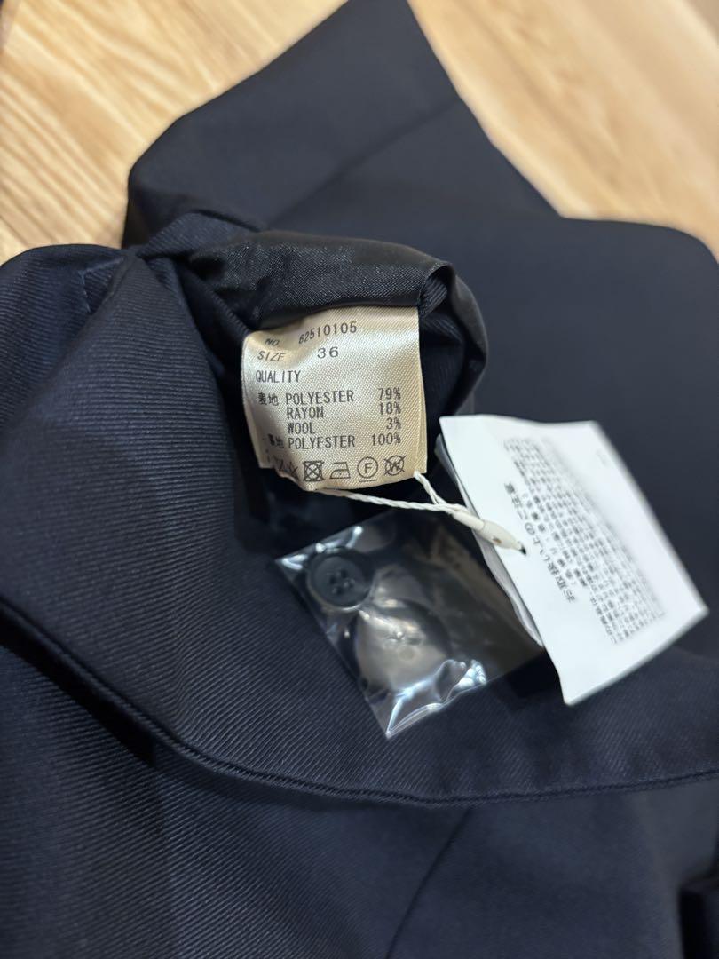 anuke Twill Jacket サイズ36 ネイビー anuke Twill Jacket 36 ネイビー - メルカリ