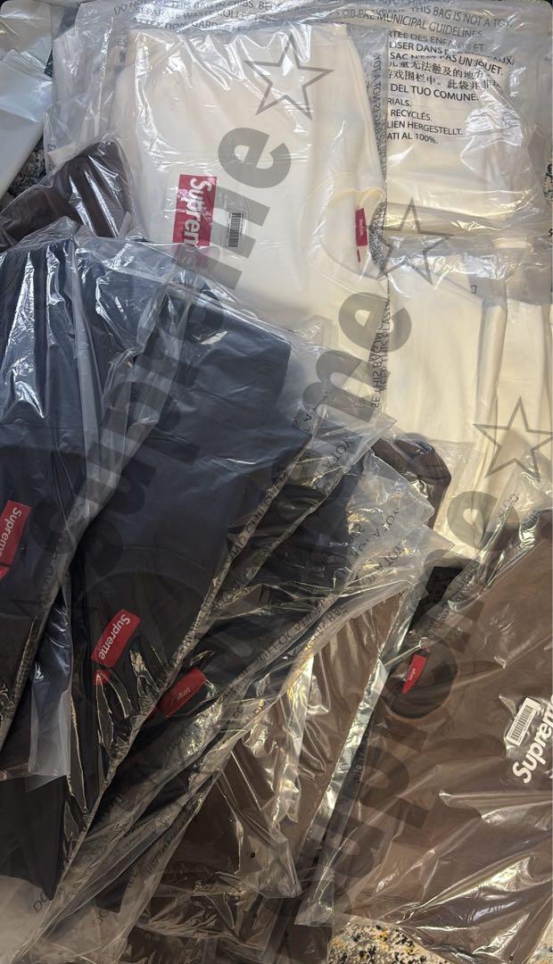 Supreme Washed Box Logo Crewneck 白S