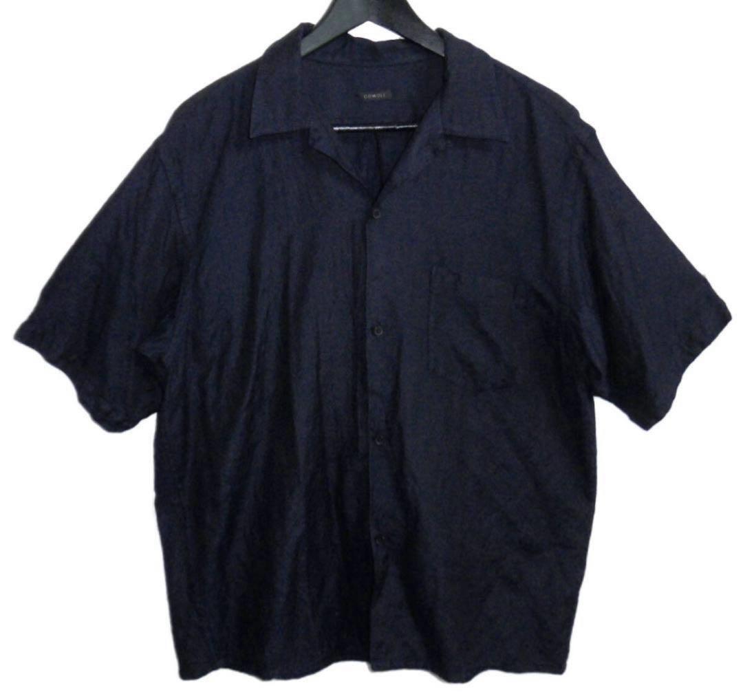COMOLI コモリ 24SS ウールシルク 半袖オープンカラーシャツ 3