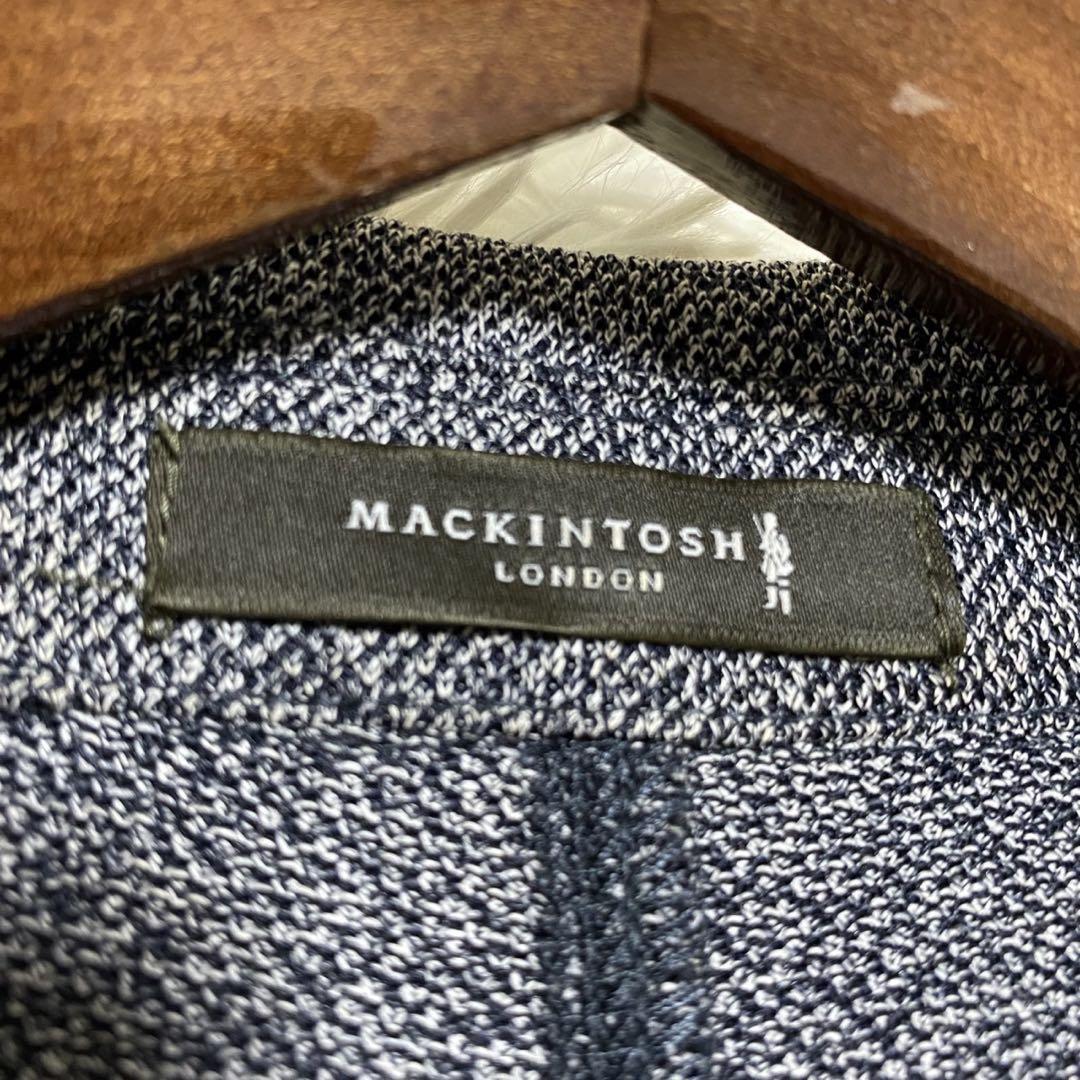 【極美品✨】マッキントッシュ アンコン サマー　テーラードジャケット グレーM