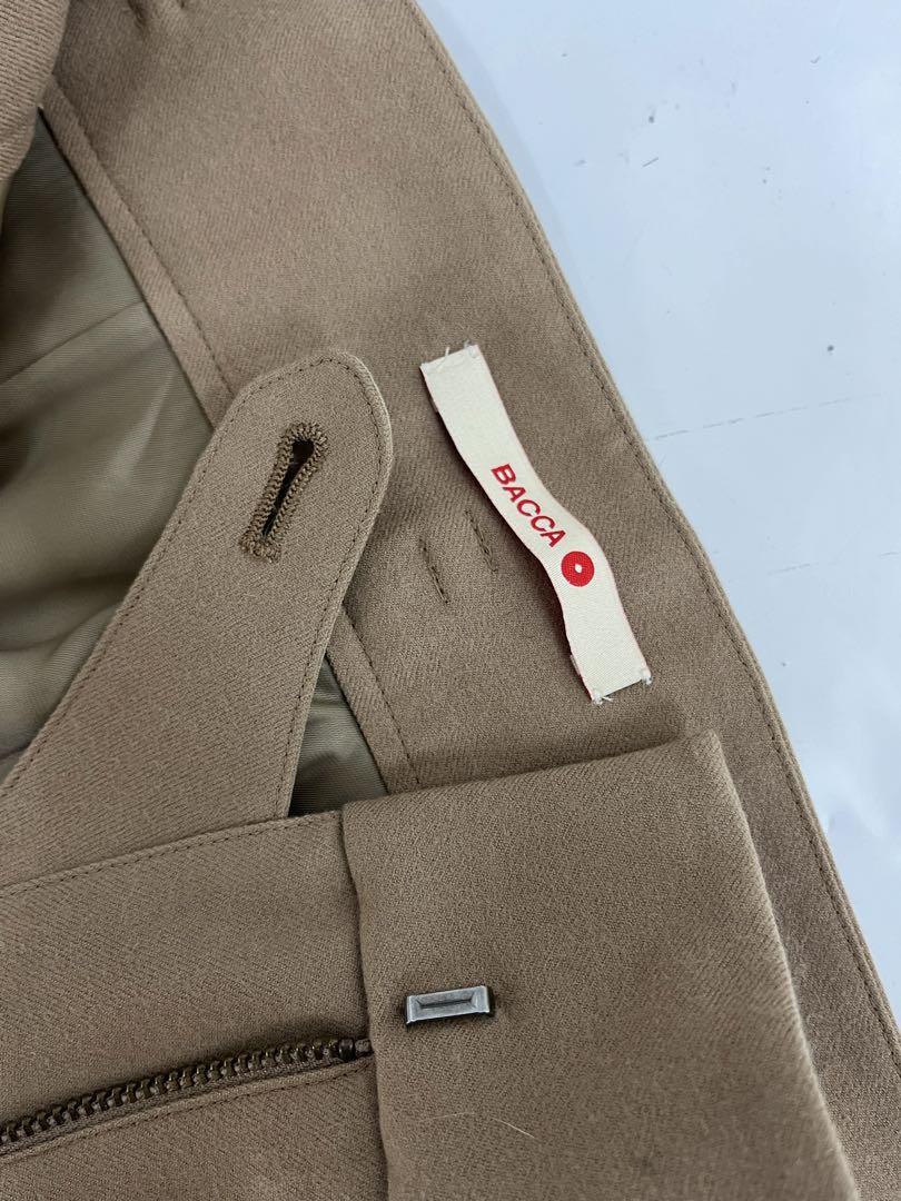 ⭐️タグ付き新品 BACCA ウールフラノ ベルテッドカーゴパンツ