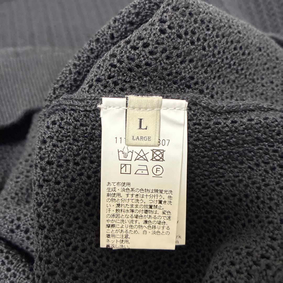 UNITED ARROWS メッシュ編み ブラックニットセーター