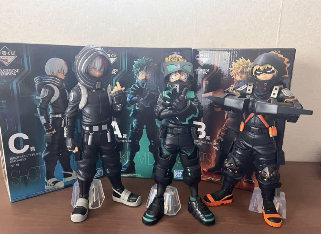 一番くじ　僕のヒーローアカデミア フィギュア 3体セット 僕のヒーローアカデミア 一番くじフィギュア3体セット！他