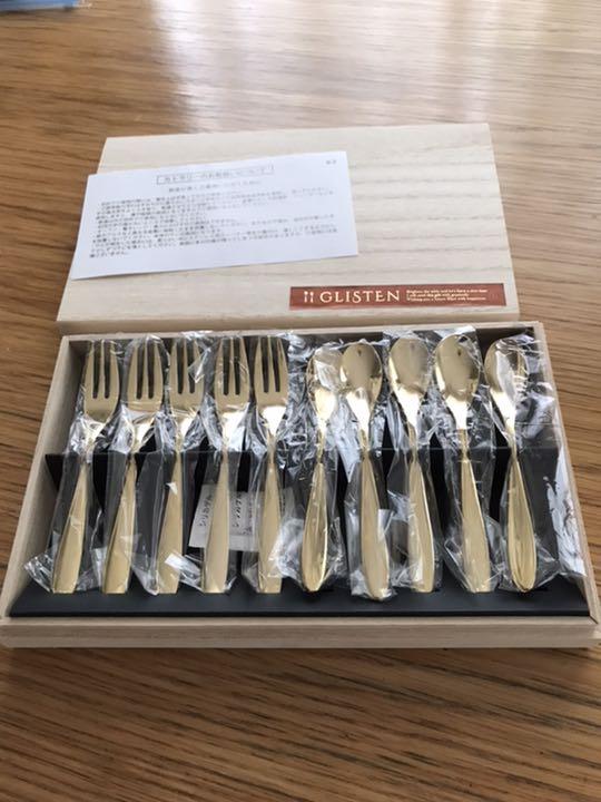 【GLISTEN(グリステン）】新品未使用 カトラリーセット スプーン フォーク
