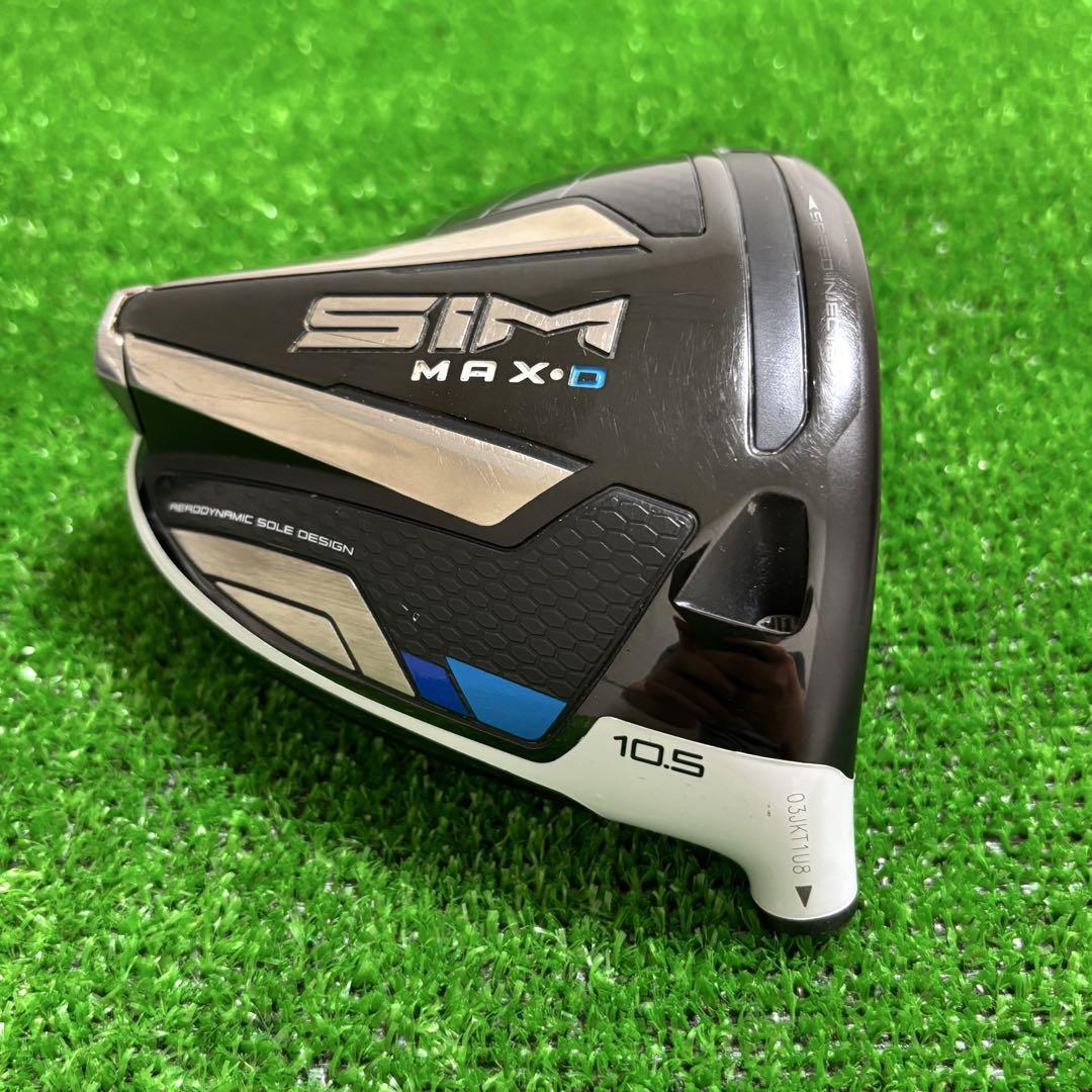 テーラーメイド SIM MAX D 10.5° ヘッドのみ ヘッドカバー付き