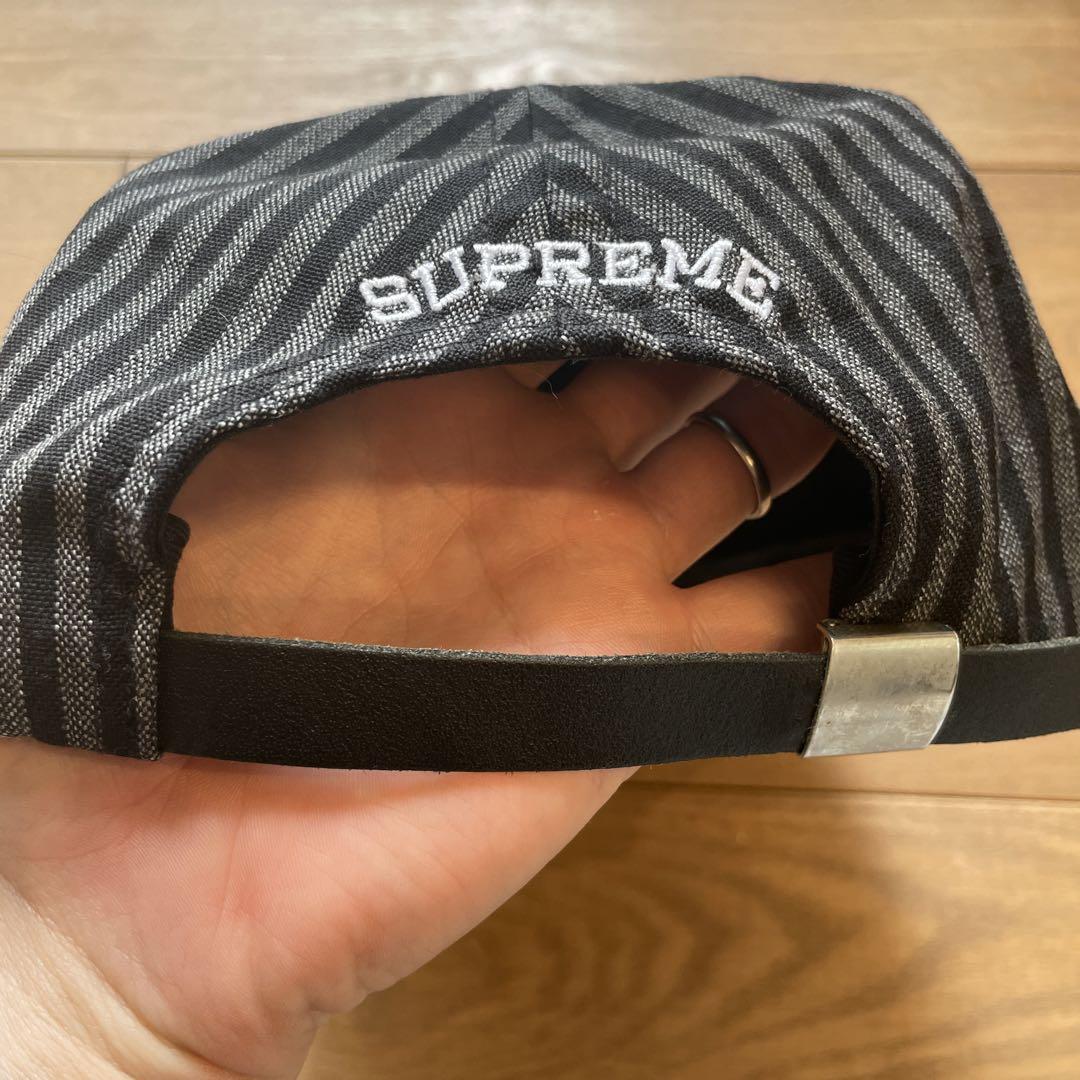 SUPREME シュプリーム ベースボールキャップ ストライプキャップ