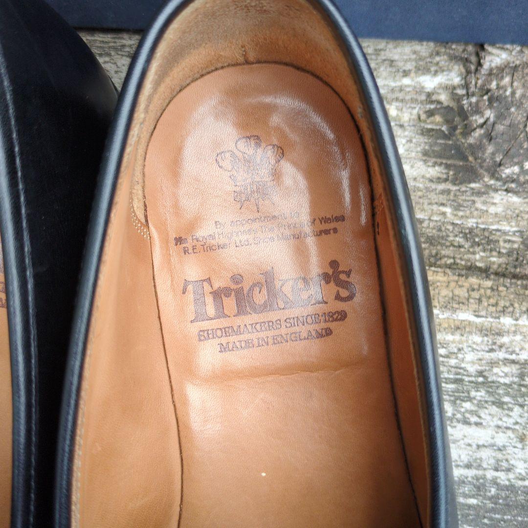 Tricker's ブラックローファー