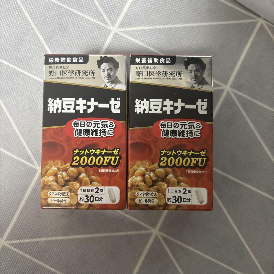 野口医学研究所納豆キナーゼ 2000FU 30日分*2 4,982円