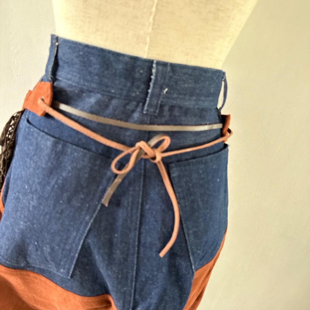 90sOLDモスキーノMOSCHINOウエスタンデザインロングスカート