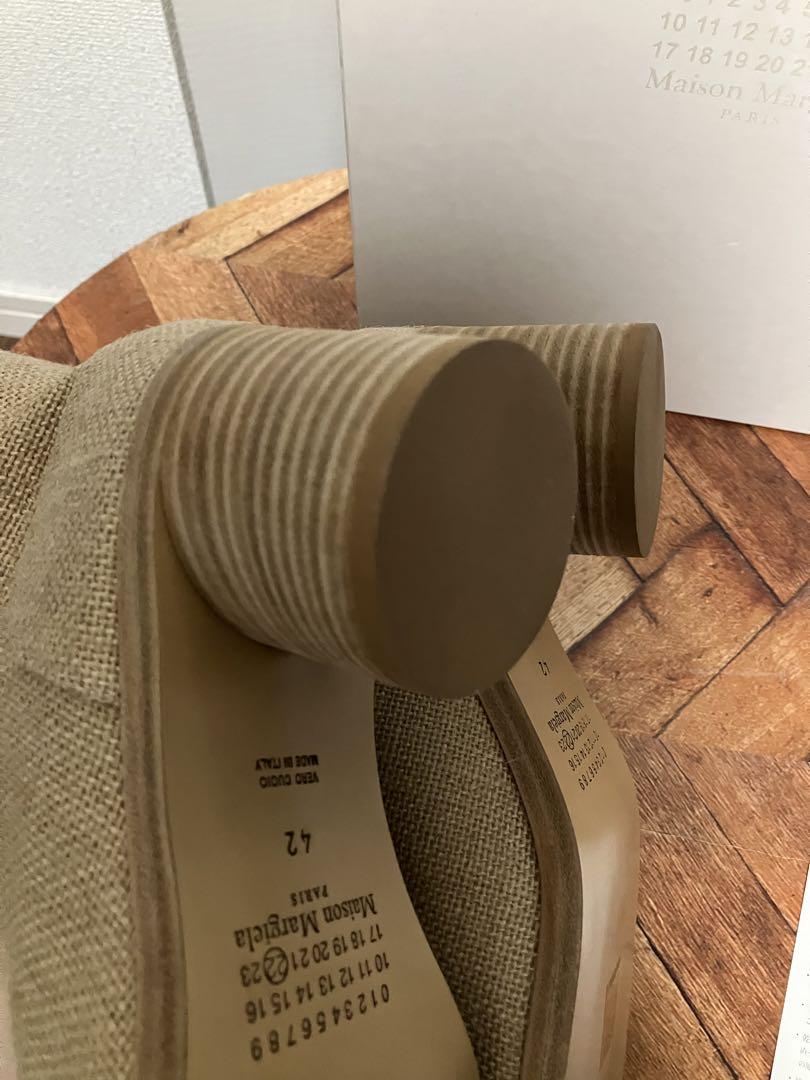 未使用品 メゾンマルジェラ Maison Margiela リネン　足袋ブーツ