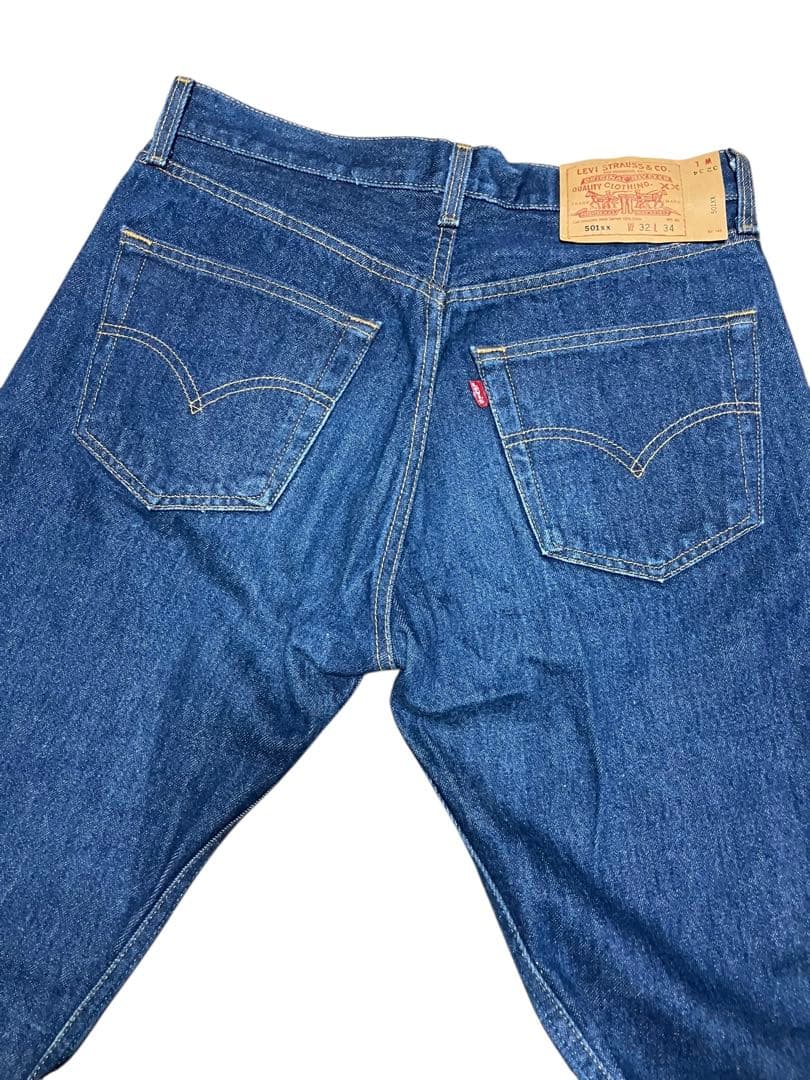 ●古着 リーバイス 501xxストレートデニW32 メキシコ製 真紺