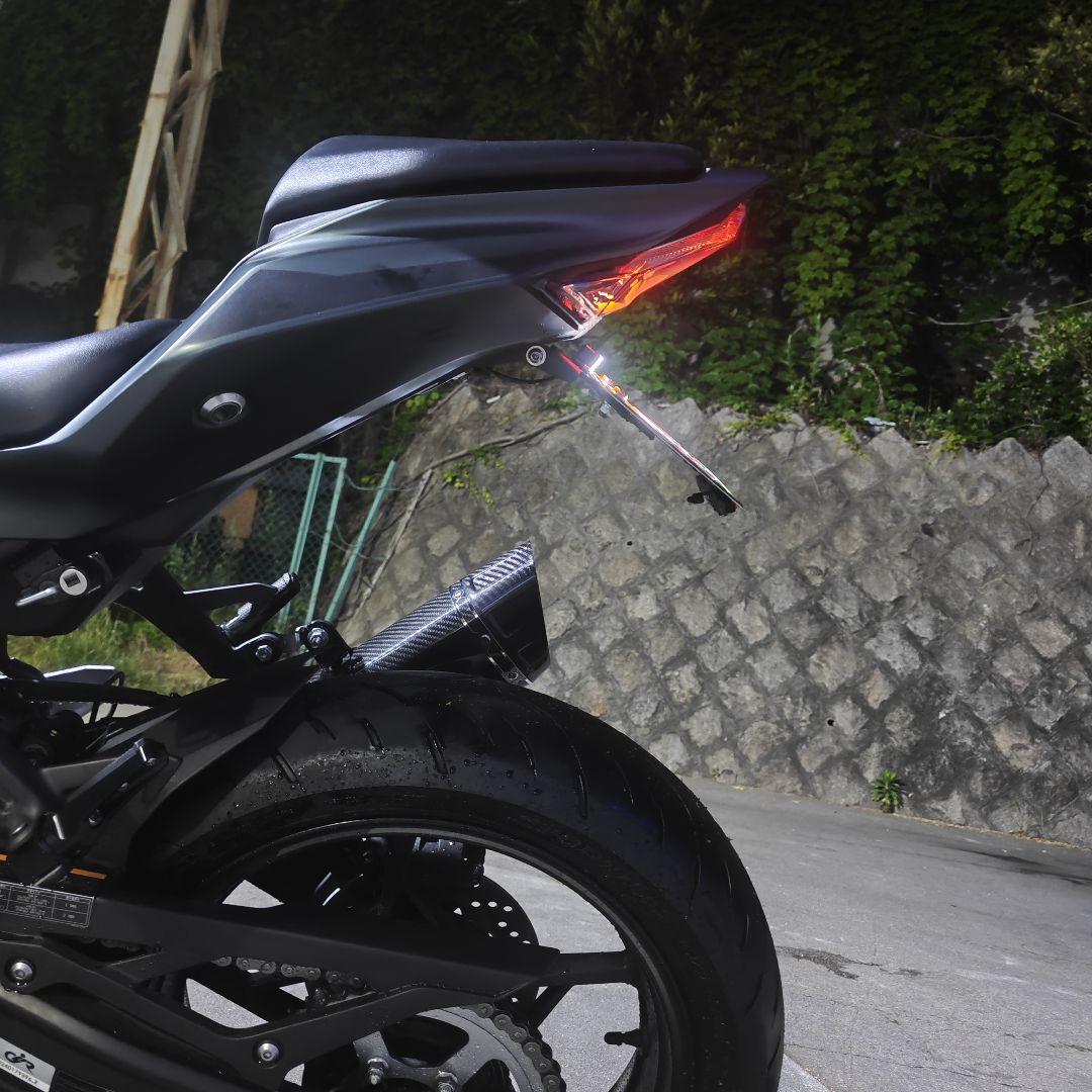 カワサキzx4r zx25r フェンダーレス＋ウインカー一体型ランプ