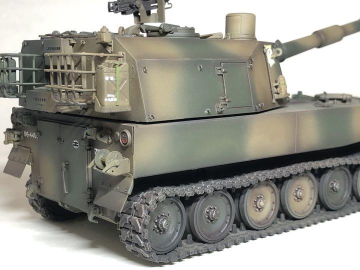 高品質国産 モノクローム 陸上自衛隊 75式 自走155mmりゅう弾砲 E7cQS-m67433684930 1 35 お得NEW
