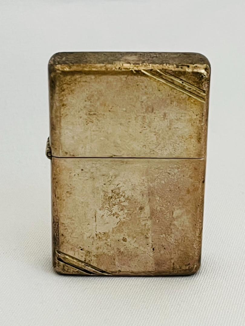 ■ZIPPOジッポー STARLING SILVER オイルライター ビンテージ