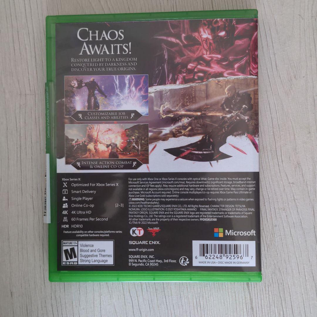 通販人気 Final fantasy Stranger of Paradise XBOX CBprz-m67434221738 定番人気低価