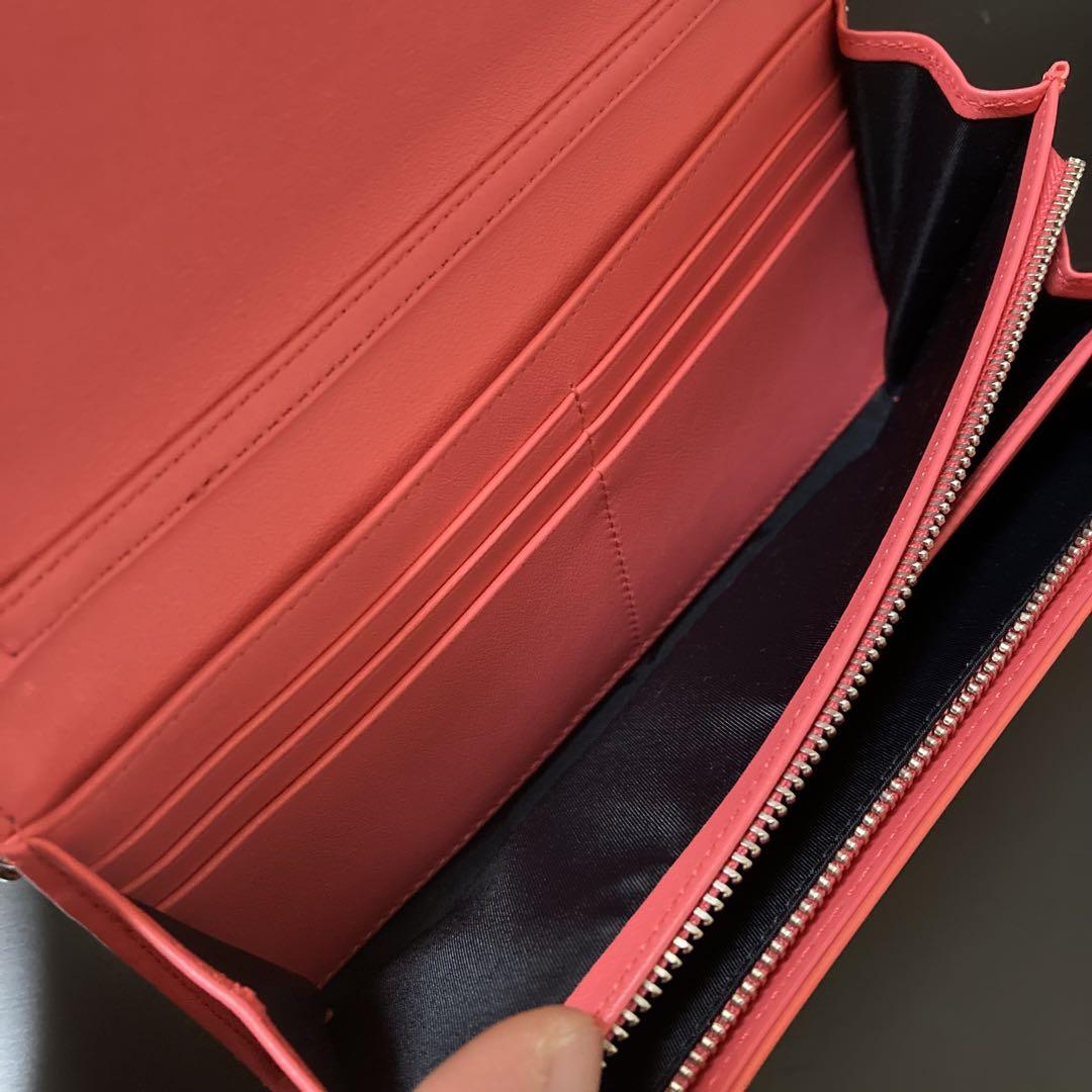 Christian Dior ディオール カナージュ パテント 長財布 美品