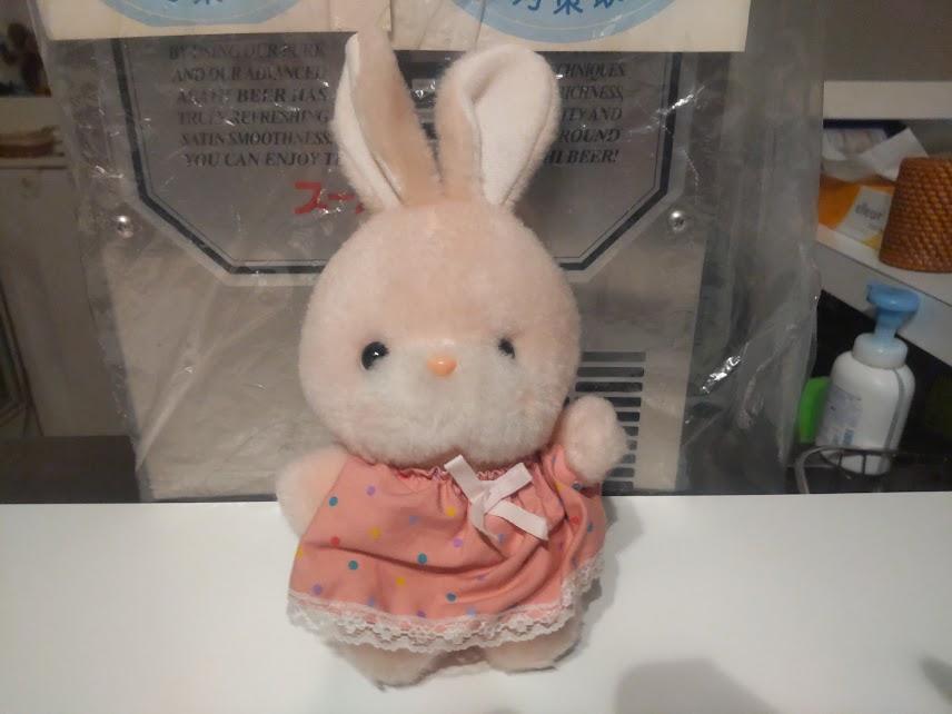 アンティーク ジャパンラビット うさぎ ぬいぐるみ 白うさぎ ジャパンラビット レトロなぬいぐるみ - SNAP