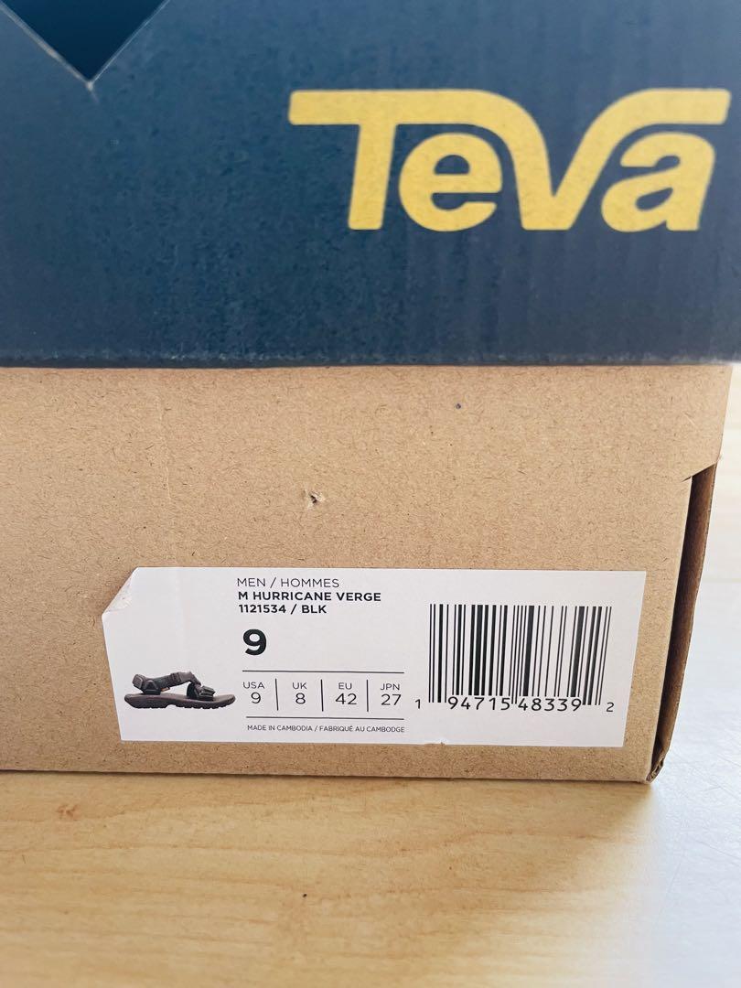 Teva Hurricane Verge サンダル ブラック　27cm