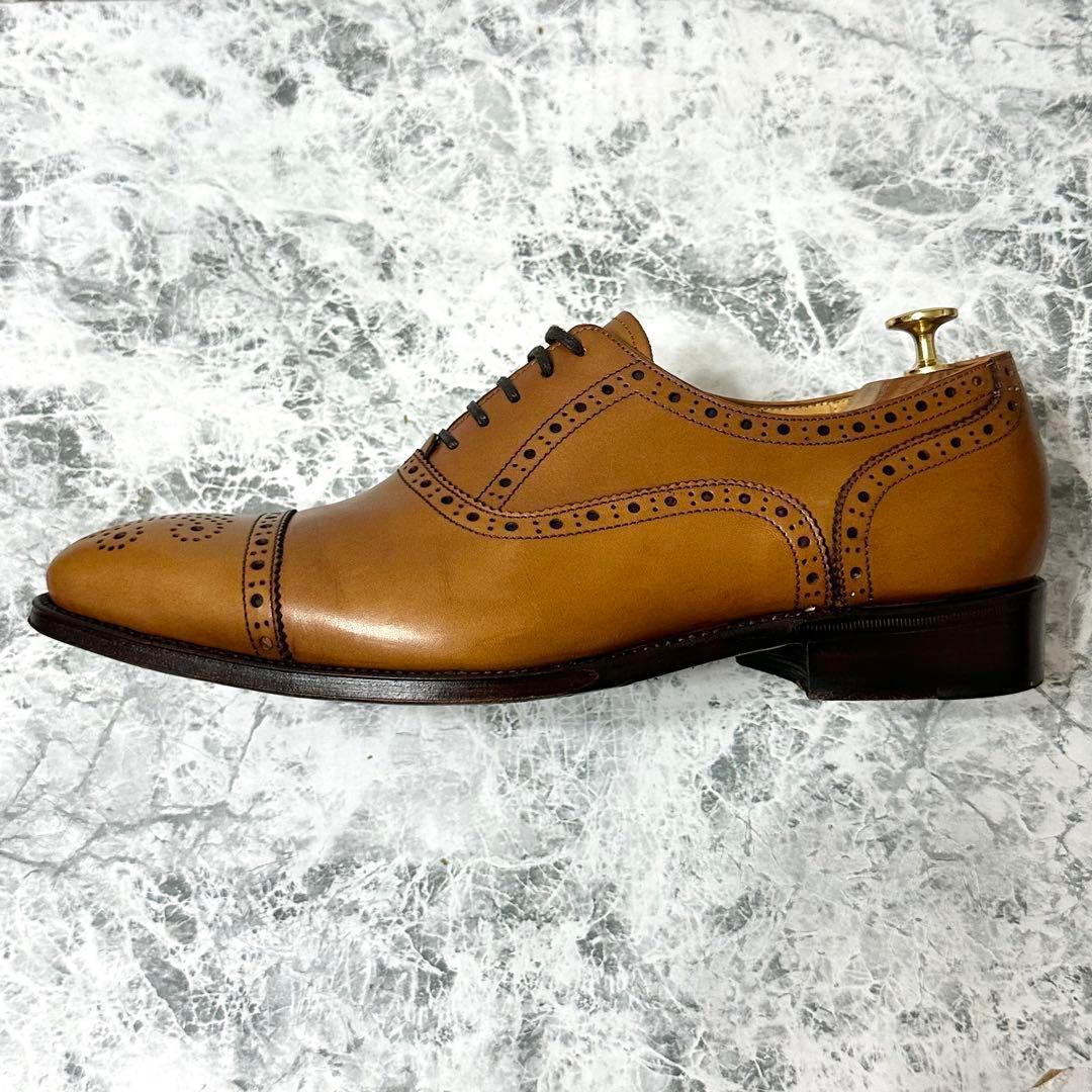 ⭐️美品⭐️ TAKEO KIKUCHI ドレスシューズ　ストレートチップ　キャメル