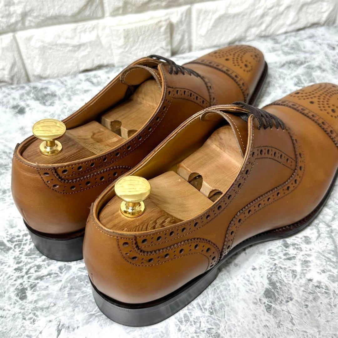⭐️美品⭐️ TAKEO KIKUCHI ドレスシューズ　ストレートチップ　キャメル