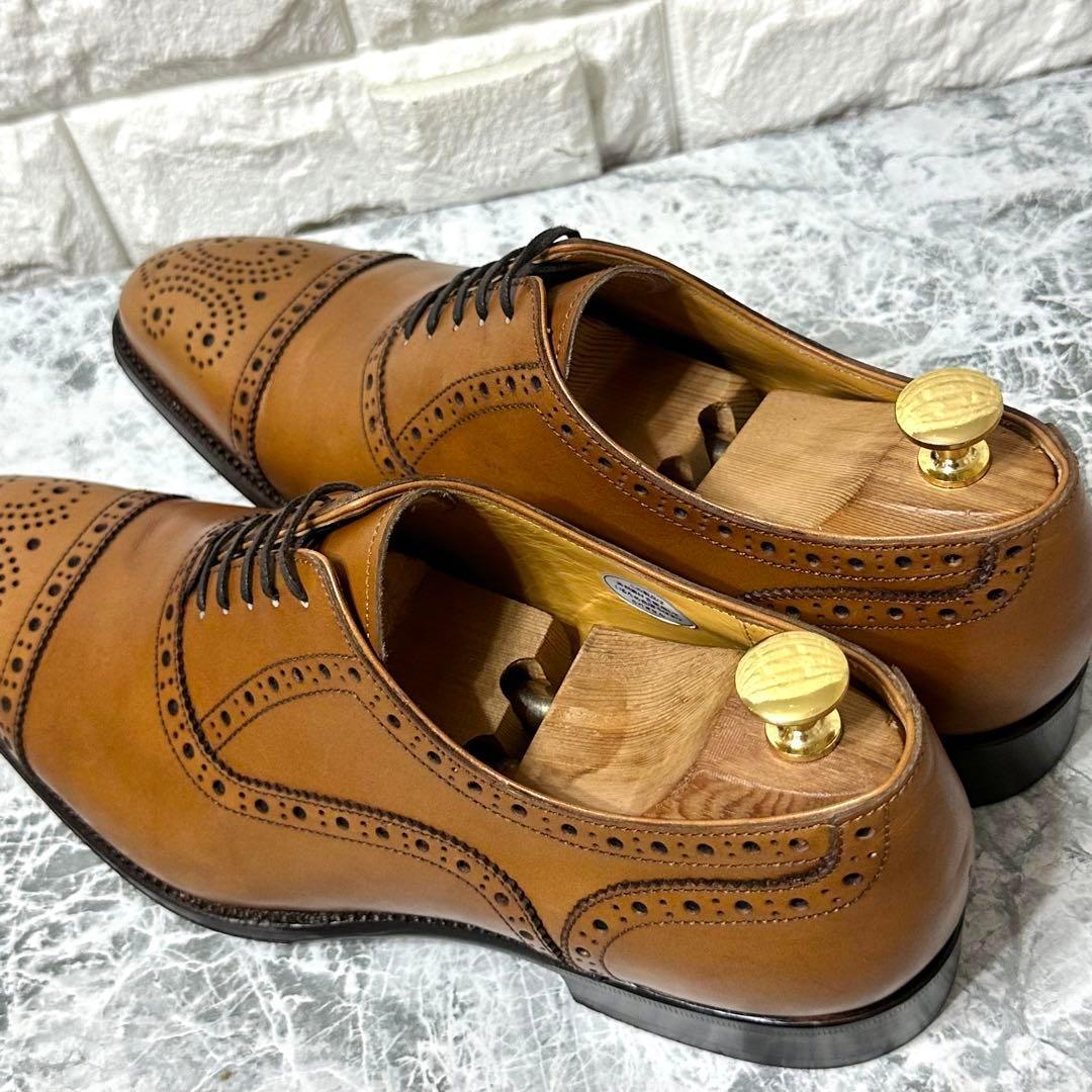 ⭐️美品⭐️ TAKEO KIKUCHI ドレスシューズ　ストレートチップ　キャメル
