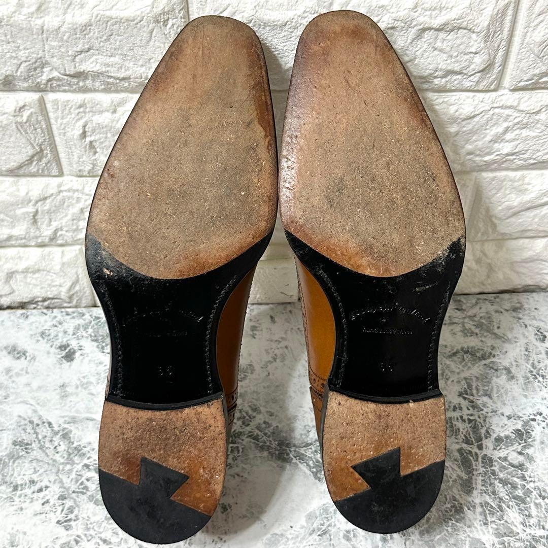 ⭐️美品⭐️ TAKEO KIKUCHI ドレスシューズ　ストレートチップ　キャメル