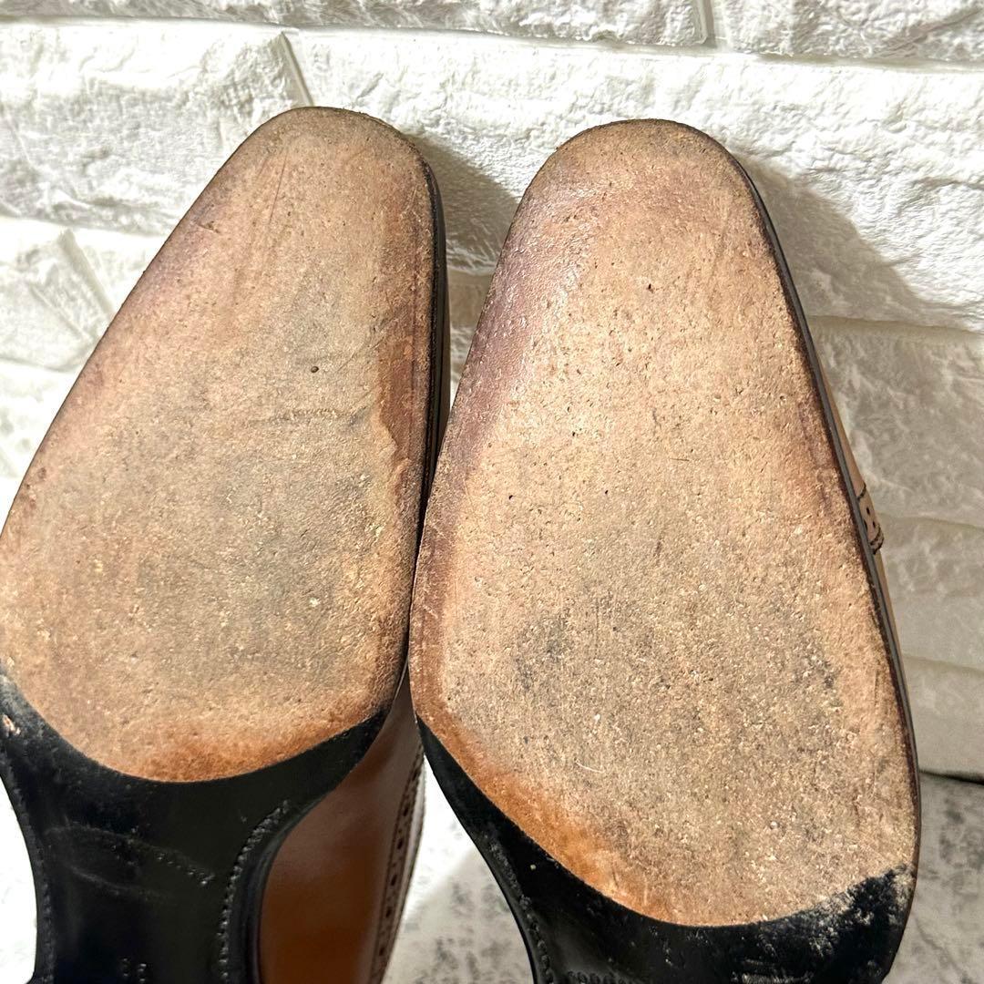 ⭐️美品⭐️ TAKEO KIKUCHI ドレスシューズ　ストレートチップ　キャメル