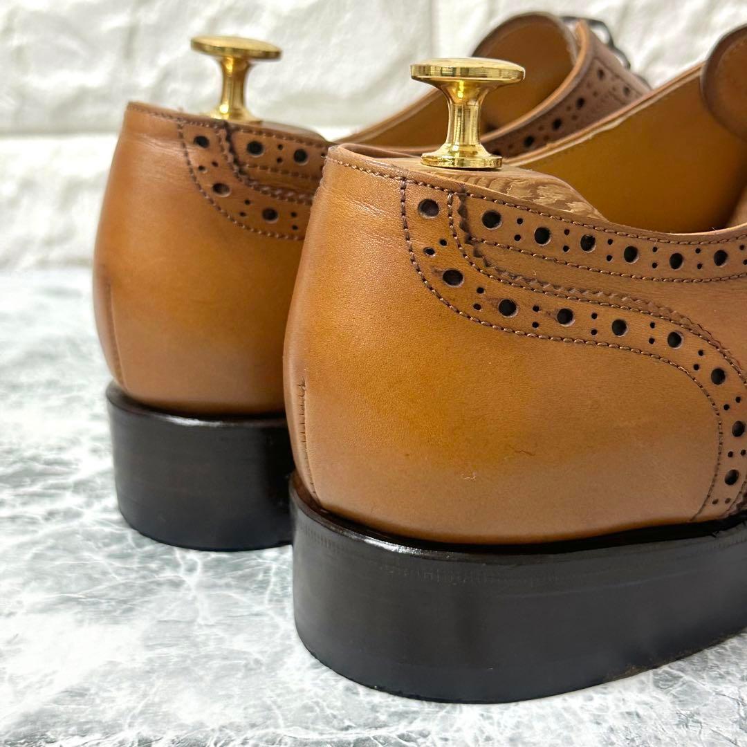 ⭐️美品⭐️ TAKEO KIKUCHI ドレスシューズ　ストレートチップ　キャメル